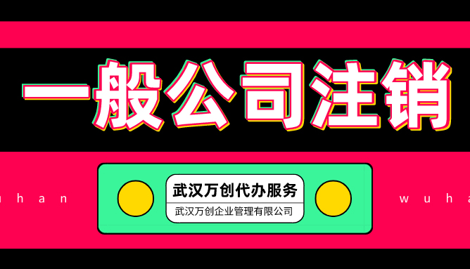 <b>一般公司注销</b>