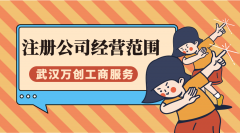 武汉9大行业注册公司填写经营范围参