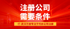 在武汉注册公司要哪些条件，我想注
