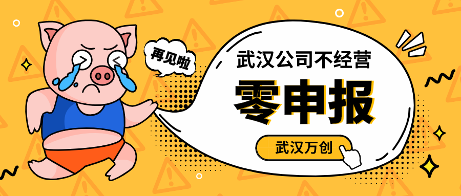 武汉注册公司零申报